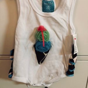 Mud pie summer onesie